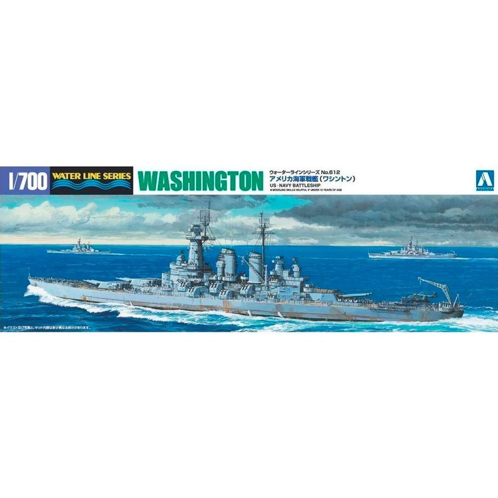 AOSHIMA USS BATTLESHIP WASHINGTON - IRION Juguetería -  AOSHIMA USS BATTLESHIP WASHINGTON - IRION Juguetería -